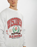 Vintage 1994 NCAA Wisconsin Badgers Sweatshirt <br>L , The Real Deal , newtown, sydney, australia, thrift store, opshop, preloved, secondhand, sustainable, retro, antique, 70s, 80s, 90s, 2000s, 00s, fashion, clothing, streetwear, trendy, garment, style, boutique, store, shop, archive, sale, cheap, best, top