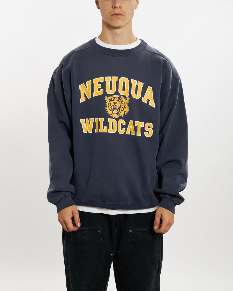 Vintage 90s Neuqua Valley Wildcats Sweatshirt <br>L , The Real Deal , newtown, sydney, australia, thrift store, opshop, preloved, secondhand, sustainable, retro, antique, 70s, 80s, 90s, 2000s, 00s, fashion, clothing, streetwear, trendy, garment, style, boutique, store, shop, archive, sale, cheap, best, top