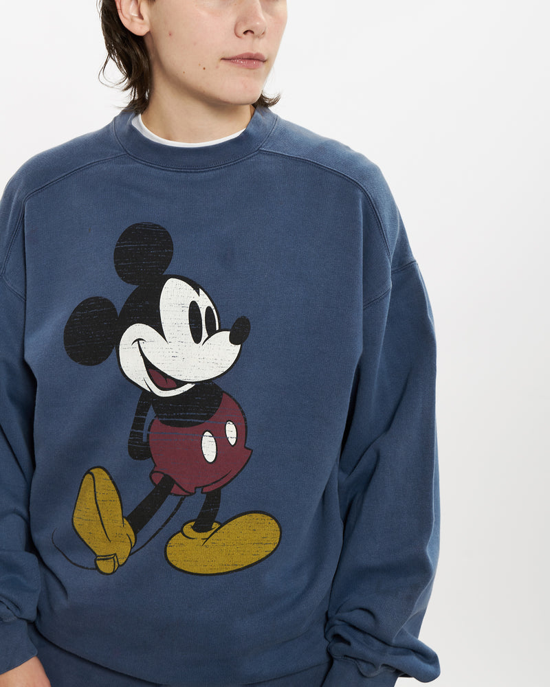 Vintage Walt Disney World Mickey Mouse Sweatshirt <br>S , The Real Deal , newtown, sydney, australia, thrift store, opshop, preloved, secondhand, sustainable, retro, antique, 70s, 80s, 90s, 2000s, 00s, fashion, clothing, streetwear, trendy, garment, style, boutique, store, shop, archive, sale, cheap, best, top