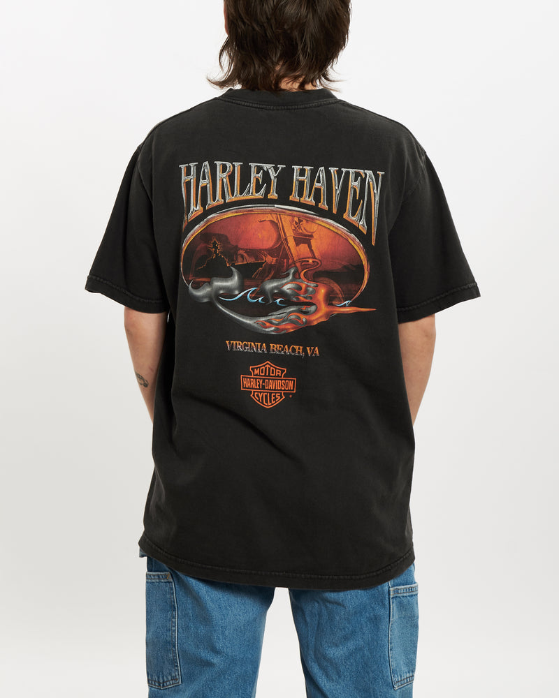 Vintage Harley Davidson Tee <br>S , The Real Deal , newtown, sydney, australia, thrift store, opshop, preloved, secondhand, sustainable, retro, antique, 70s, 80s, 90s, 2000s, 00s, fashion, clothing, streetwear, trendy, garment, style, boutique, store, shop, archive, sale, cheap, best, top