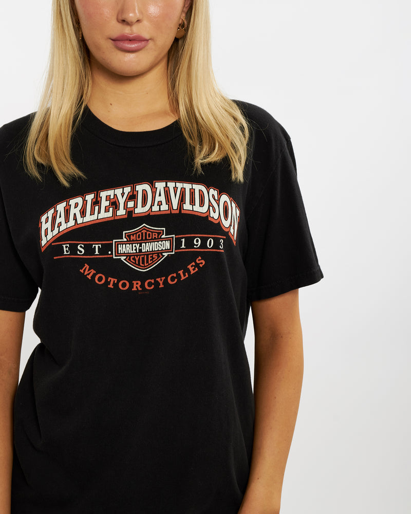 Vintage Harley Davidson Tee <br>M , The Real Deal , newtown, sydney, australia, thrift store, opshop, preloved, secondhand, sustainable, retro, antique, 70s, 80s, 90s, 2000s, 00s, fashion, clothing, streetwear, trendy, garment, style, boutique, store, shop, archive, sale, cheap, best, top