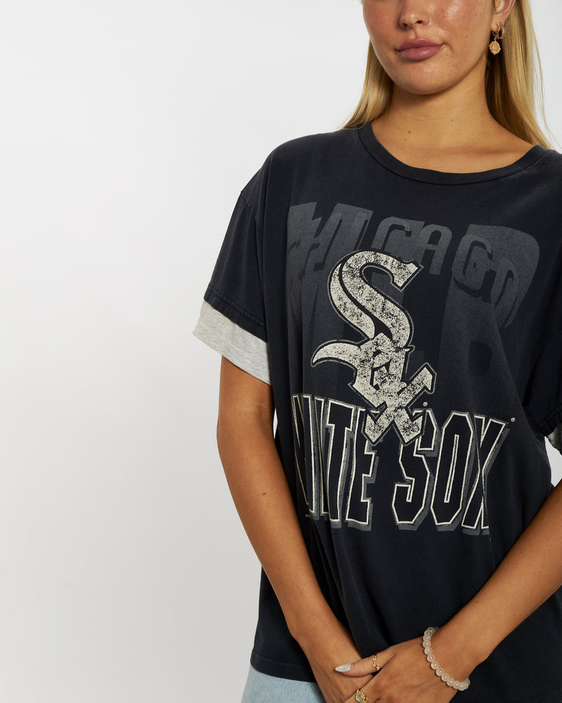 Vintage 1993 MLB Chicago White Sox Tee <br>M , The Real Deal , newtown, sydney, australia, thrift store, opshop, preloved, secondhand, sustainable, retro, antique, 70s, 80s, 90s, 2000s, 00s, fashion, clothing, streetwear, trendy, garment, style, boutique, store, shop, archive, sale, cheap, best, top