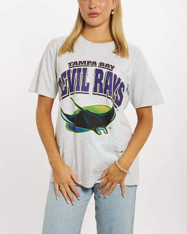 Vintage 1995 MLB Tampa Bay Devil Rays <br>M , The Real Deal , newtown, sydney, australia, thrift store, opshop, preloved, secondhand, sustainable, retro, antique, 70s, 80s, 90s, 2000s, 00s, fashion, clothing, streetwear, trendy, garment, style, boutique, store, shop, archive, sale, cheap, best, top