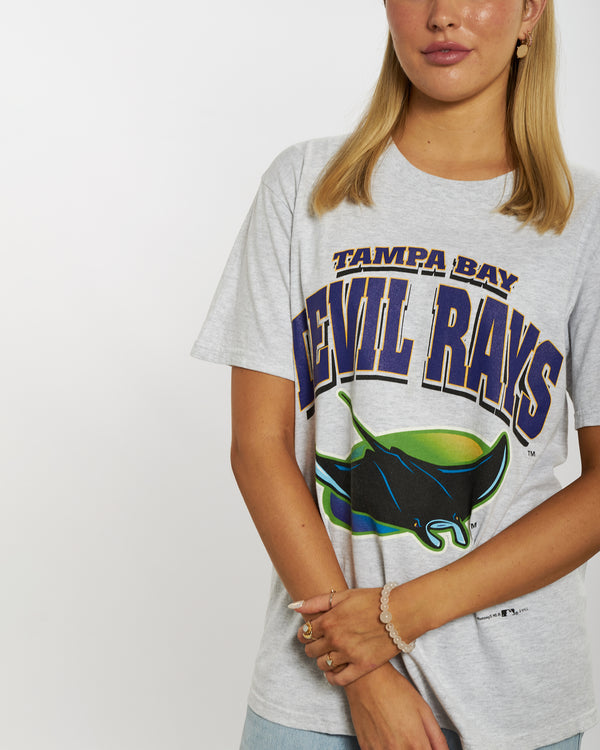 Vintage 1995 MLB Tampa Bay Devil Rays <br>M , The Real Deal , newtown, sydney, australia, thrift store, opshop, preloved, secondhand, sustainable, retro, antique, 70s, 80s, 90s, 2000s, 00s, fashion, clothing, streetwear, trendy, garment, style, boutique, store, shop, archive, sale, cheap, best, top