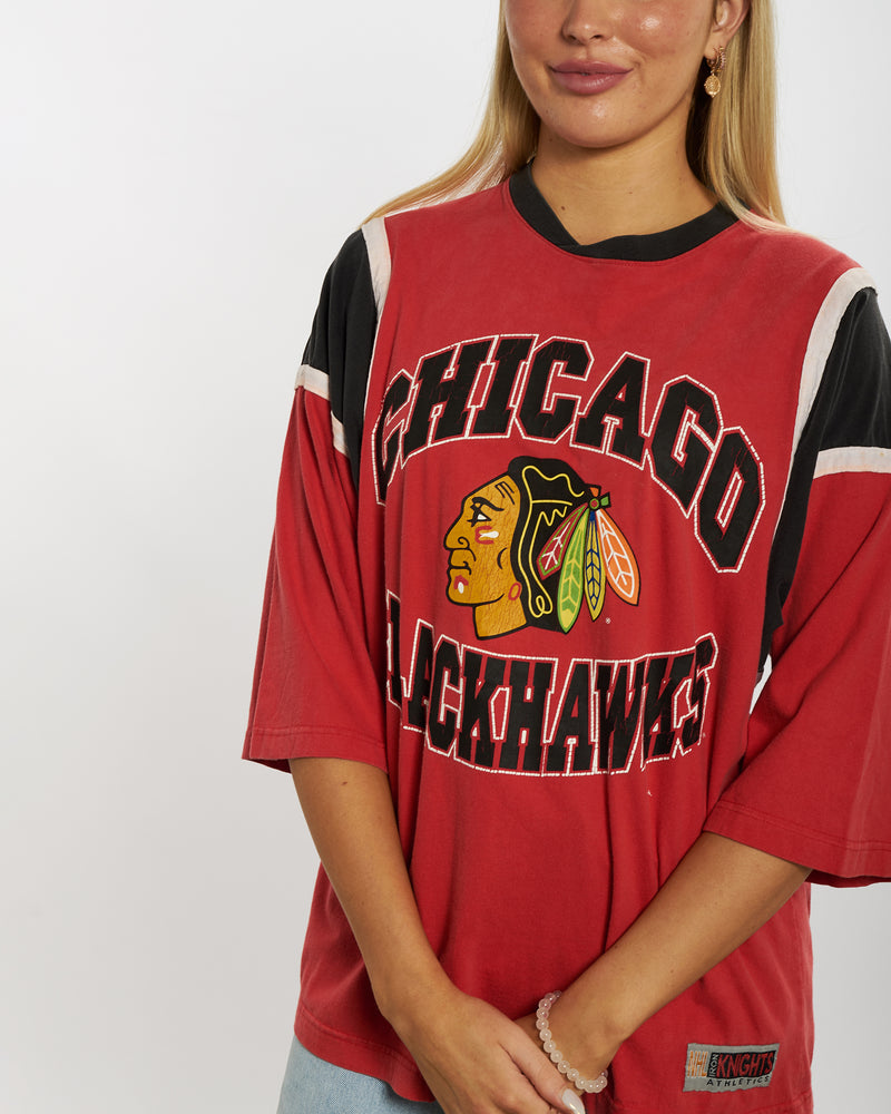 Vintage 90s NHL Chicago Blackhawks Jersey <br>M , The Real Deal , newtown, sydney, australia, thrift store, opshop, preloved, secondhand, sustainable, retro, antique, 70s, 80s, 90s, 2000s, 00s, fashion, clothing, streetwear, trendy, garment, style, boutique, store, shop, archive, sale, cheap, best, top