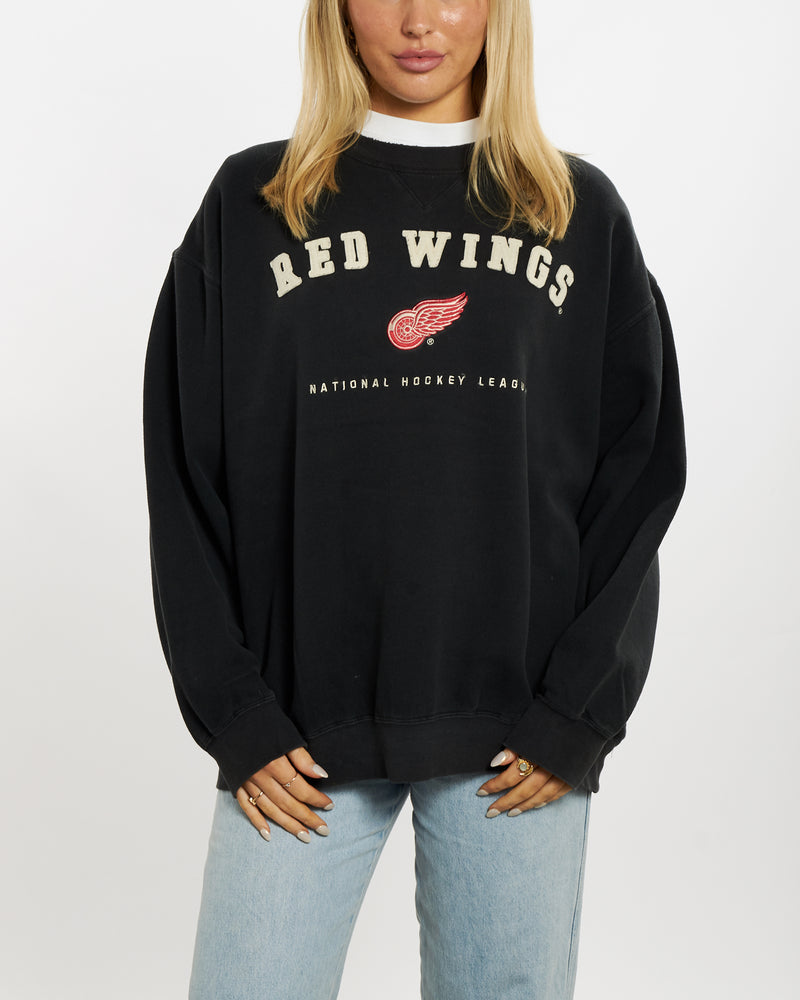 Vintage 90s NHL Detroit Red Wings Sweatshirt <br>M , The Real Deal , newtown, sydney, australia, thrift store, opshop, preloved, secondhand, sustainable, retro, antique, 70s, 80s, 90s, 2000s, 00s, fashion, clothing, streetwear, trendy, garment, style, boutique, store, shop, archive, sale, cheap, best, top