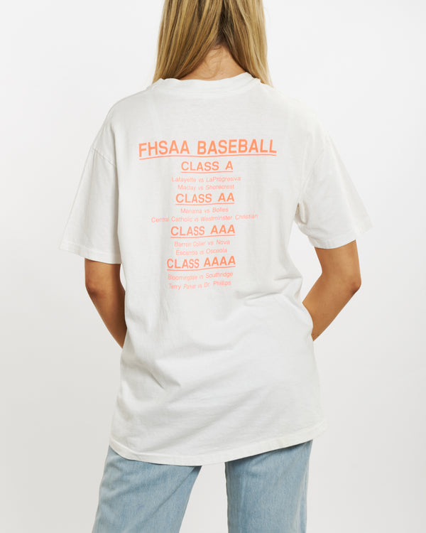 Vintage 1991 Baseball Playoffs Tee <br>M