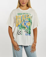 Vintage 1994 FIFA World Cup 'Brazil' Tee <br>M , The Real Deal , newtown, sydney, australia, thrift store, opshop, preloved, secondhand, sustainable, retro, antique, 70s, 80s, 90s, 2000s, 00s, fashion, clothing, streetwear, trendy, garment, style, boutique, store, shop, archive, sale, cheap, best, top