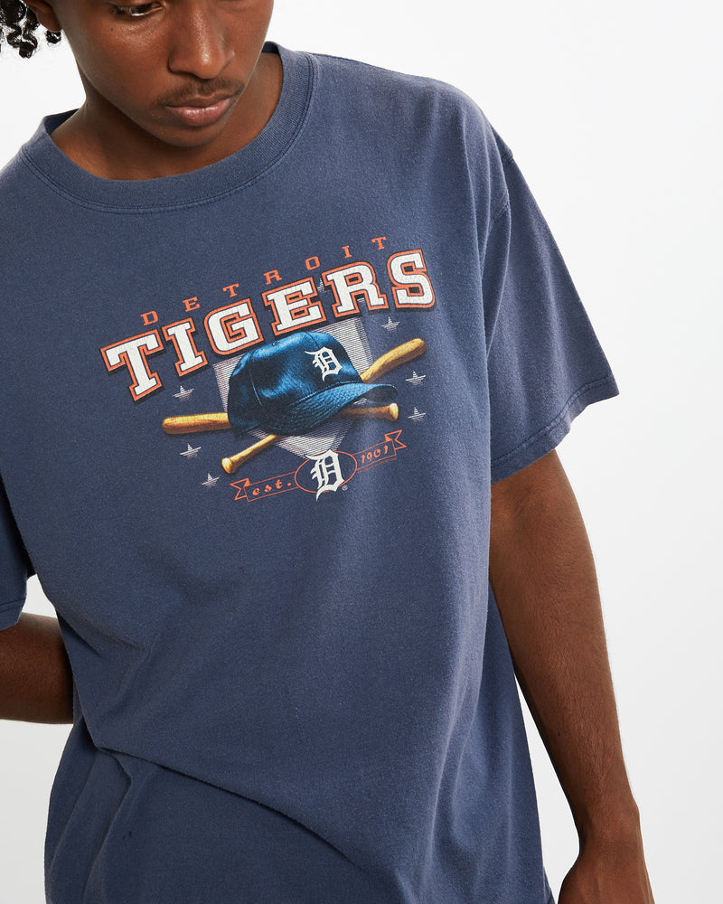 Vintage MLB Detroit Tigers Tee <br>L , The Real Deal , newtown, sydney, australia, thrift store, opshop, preloved, secondhand, sustainable, retro, antique, 70s, 80s, 90s, 2000s, 00s, fashion, clothing, streetwear, trendy, garment, style, boutique, store, shop, archive, sale, cheap, best, top