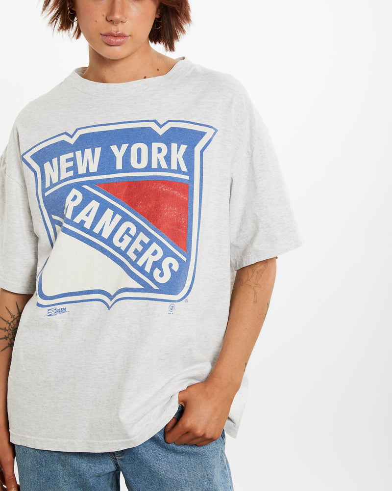 Vintage 1992 NHL New York Rangers Tee <br>M , The Real Deal , newtown, sydney, australia, thrift store, opshop, preloved, secondhand, sustainable, retro, antique, 70s, 80s, 90s, 2000s, 00s, fashion, clothing, streetwear, trendy, garment, style, boutique, store, shop, archive, sale, cheap, best, top