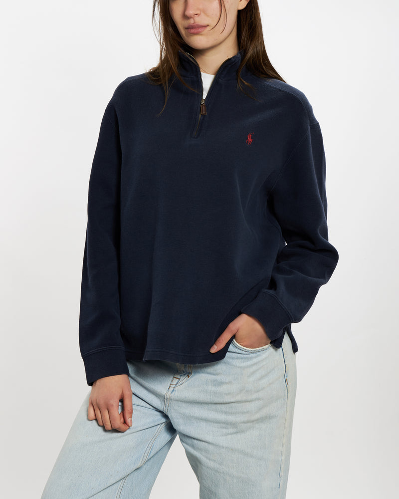 Vintage 90s Polo Ralph Lauren Quarter Zip Sweater <br>M