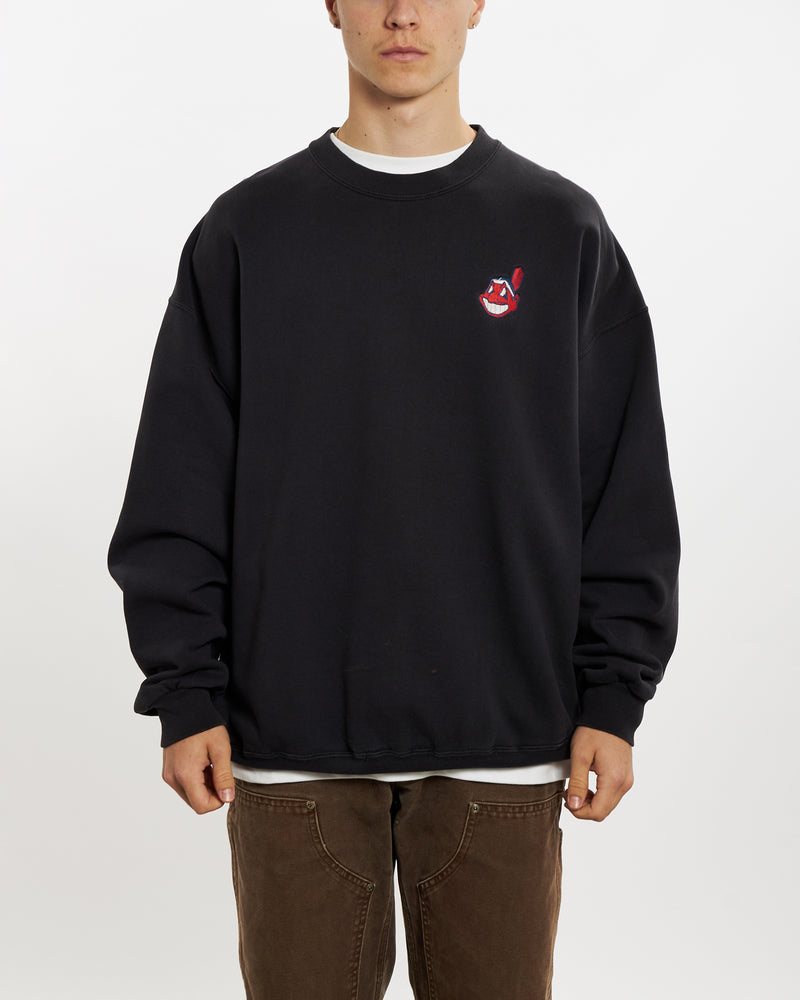 90s MLB Cleveland Indians Sweatshirt <br>L