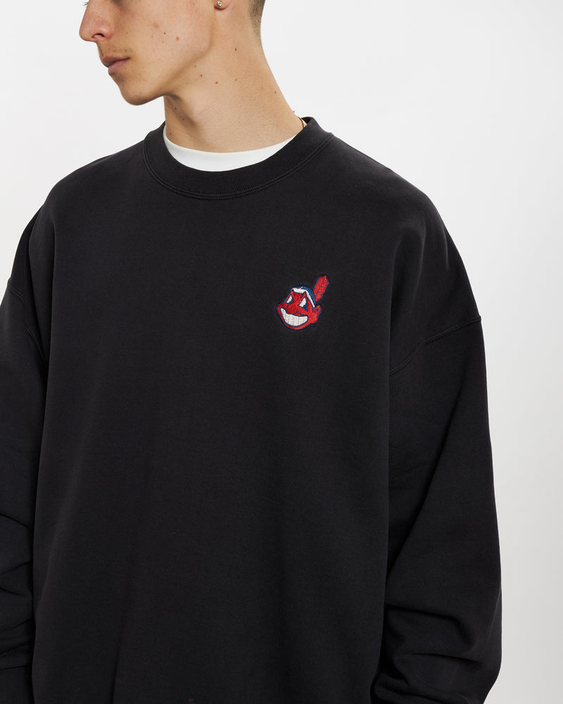 90s MLB Cleveland Indians Sweatshirt <br>L