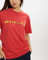 Vintage 90s Ducati Tee <br>S , The Real Deal , newtown, sydney, australia, thrift store, opshop, preloved, secondhand, sustainable, retro, antique, 70s, 80s, 90s, 2000s, 00s, fashion, clothing, streetwear, trendy, garment, style, boutique, store, shop, archive, sale, cheap, best, top