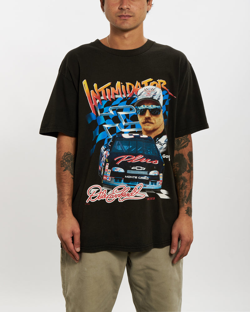 Vintage 90s NASCAR 'Intimidator' Racing Tee <br>L , The Real Deal , newtown, sydney, australia, thrift store, opshop, preloved, secondhand, sustainable, retro, antique, 70s, 80s, 90s, 2000s, 00s, fashion, clothing, streetwear, trendy, garment, style, boutique, store, shop, archive, sale, cheap, best, top