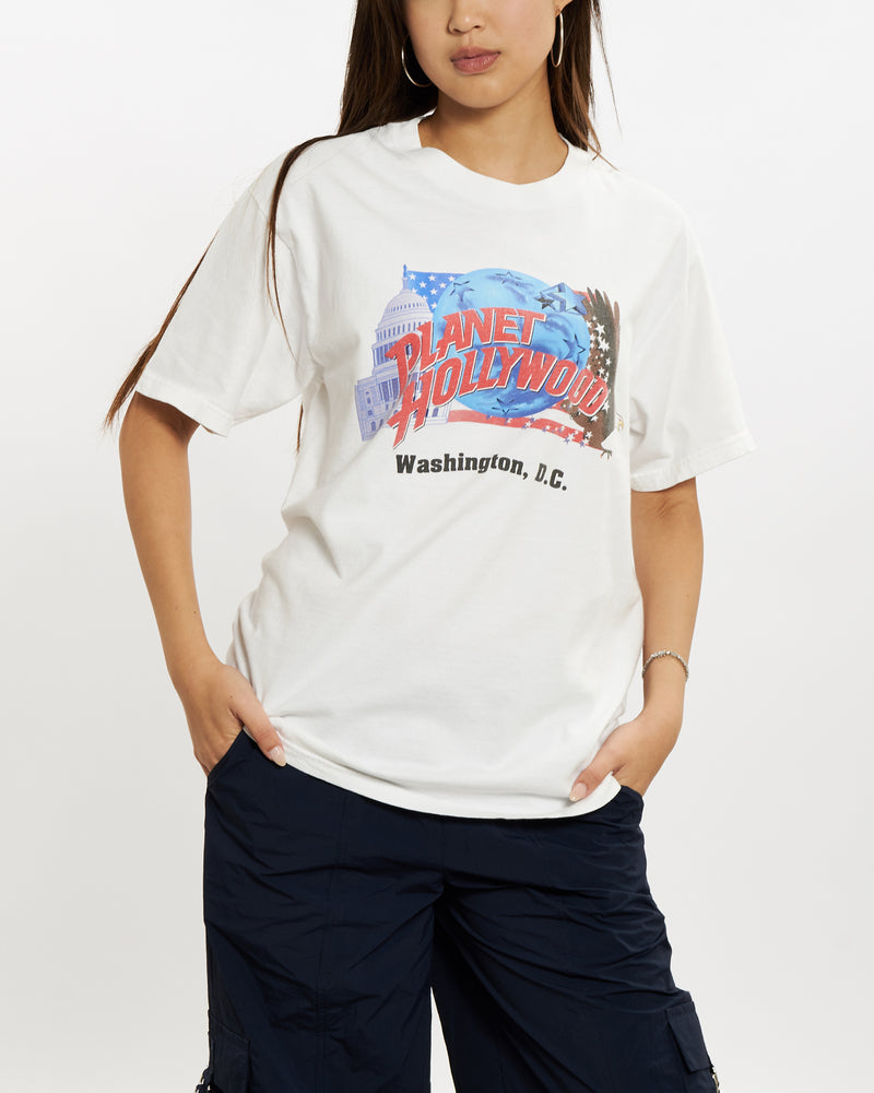 Vintage 90s Planet Hollywood 'Washington, D.C.' Tee <br>S