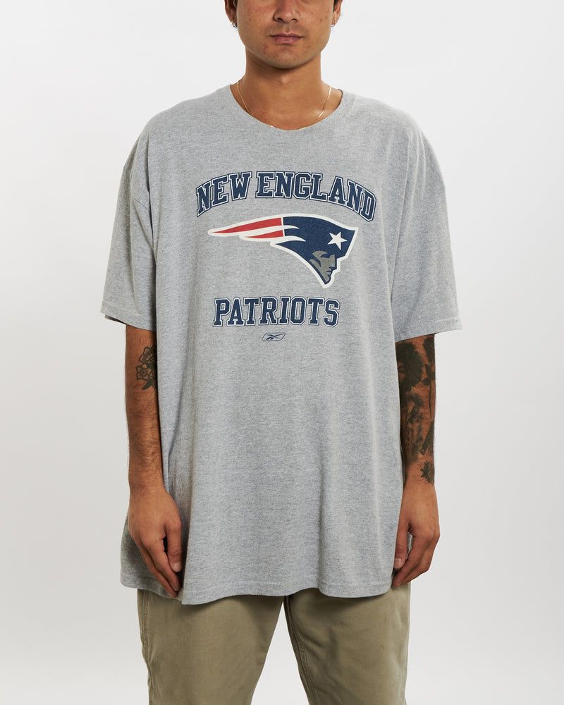 Vintage Reebok NFL New England Patriots Tee <br>L , The Real Deal , newtown, sydney, australia, thrift store, opshop, preloved, secondhand, sustainable, retro, antique, 70s, 80s, 90s, 2000s, 00s, fashion, clothing, streetwear, trendy, garment, style, boutique, store, shop, archive, sale, cheap, best, top