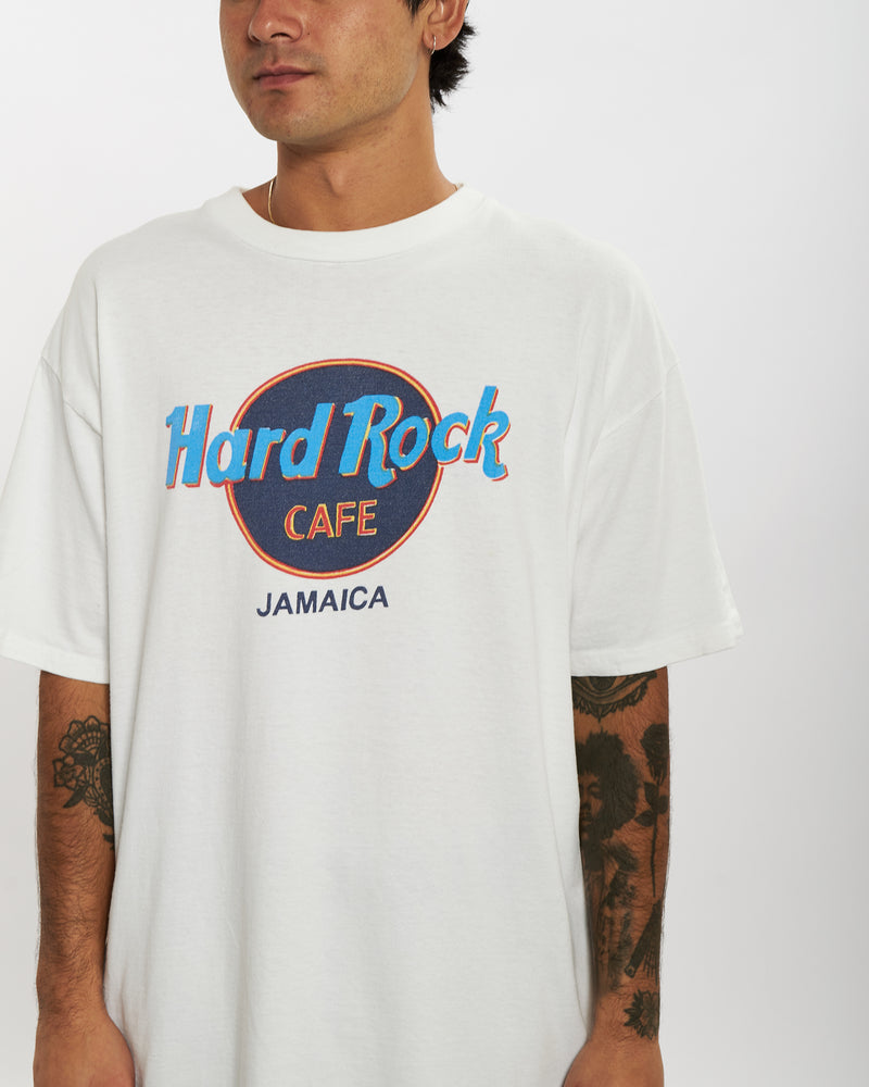 Vintage 90s Hard Rock Cafe 'Jamaica' Tee <br>L , The Real Deal , newtown, sydney, australia, thrift store, opshop, preloved, secondhand, sustainable, retro, antique, 70s, 80s, 90s, 2000s, 00s, fashion, clothing, streetwear, trendy, garment, style, boutique, store, shop, archive, sale, cheap, best, top