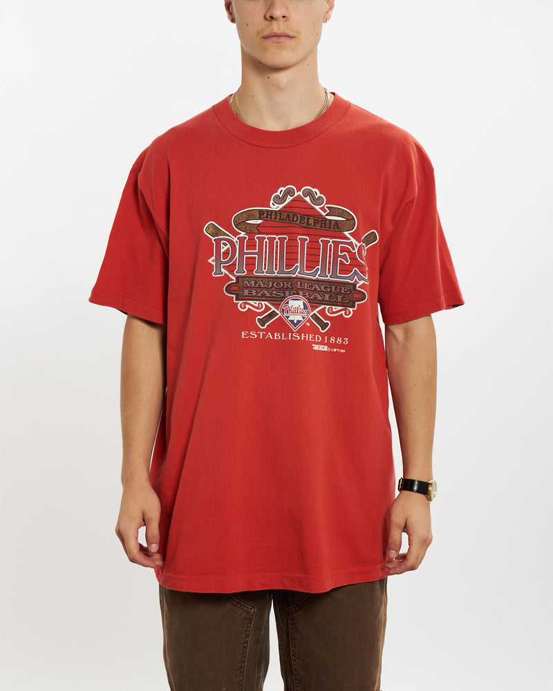 Vintage 1993 MLB Philadelphia Phillies Tee <br>L