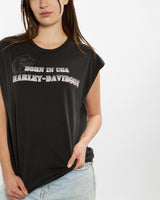 Vintage Harley Davidson Tank <br>M , The Real Deal , newtown, sydney, australia, thrift store, opshop, preloved, secondhand, sustainable, retro, antique, 70s, 80s, 90s, 2000s, 00s, fashion, clothing, streetwear, trendy, garment, style, boutique, store, shop, archive, sale, cheap, best, top