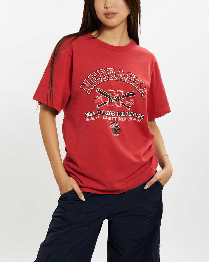 Vintage NCAA University of Nebraska Huskers Tee <br>S