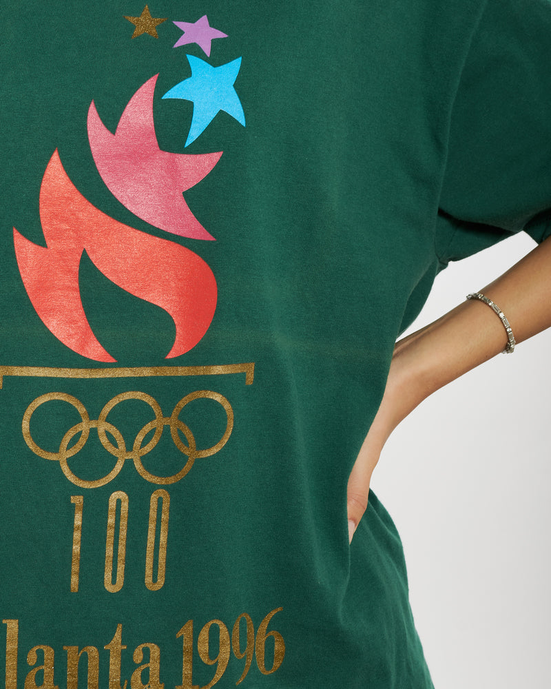 Vintage 1996 Atlanta Olympics Tee <br>S , The Real Deal , newtown, sydney, australia, thrift store, opshop, preloved, secondhand, sustainable, retro, antique, 70s, 80s, 90s, 2000s, 00s, fashion, clothing, streetwear, trendy, garment, style, boutique, store, shop, archive, sale, cheap, best, top