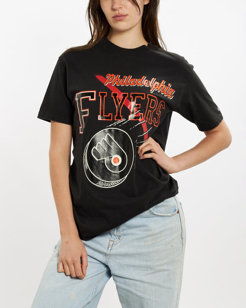 Vintage 90s NHL Philadelphia Flyers Tee <br>M , The Real Deal , newtown, sydney, australia, thrift store, opshop, preloved, secondhand, sustainable, retro, antique, 70s, 80s, 90s, 2000s, 00s, fashion, clothing, streetwear, trendy, garment, style, boutique, store, shop, archive, sale, cheap, best, top