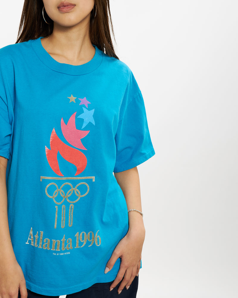 Vintage 1996 Atlanta Olympics Tee <br>S , The Real Deal , newtown, sydney, australia, thrift store, opshop, preloved, secondhand, sustainable, retro, antique, 70s, 80s, 90s, 2000s, 00s, fashion, clothing, streetwear, trendy, garment, style, boutique, store, shop, archive, sale, cheap, best, top