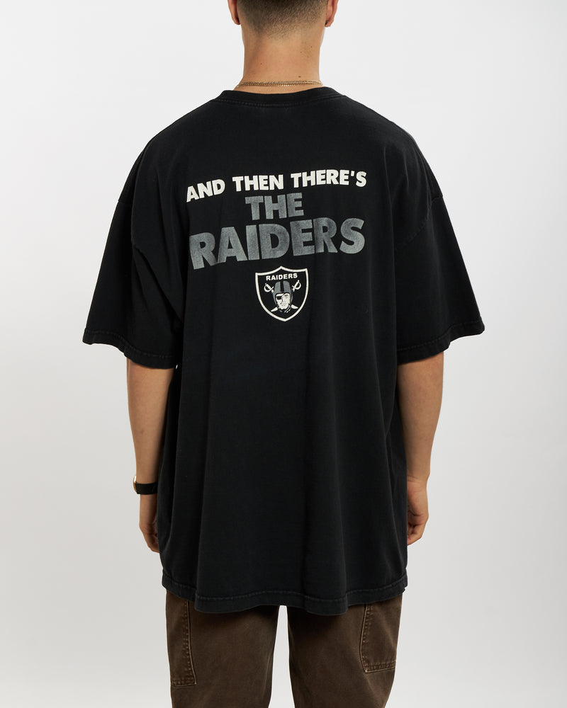 Vintage NFL Los Angeles Raiders Tee <br>L , The Real Deal , newtown, sydney, australia, thrift store, opshop, preloved, secondhand, sustainable, retro, antique, 70s, 80s, 90s, 2000s, 00s, fashion, clothing, streetwear, trendy, garment, style, boutique, store, shop, archive, sale, cheap, best, top