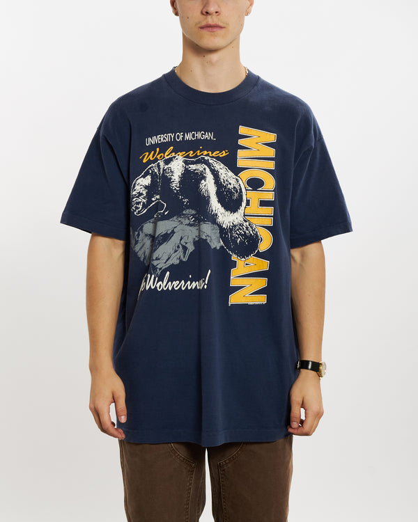 90s NCAA University of Michigan Wolverines Tee <br>L