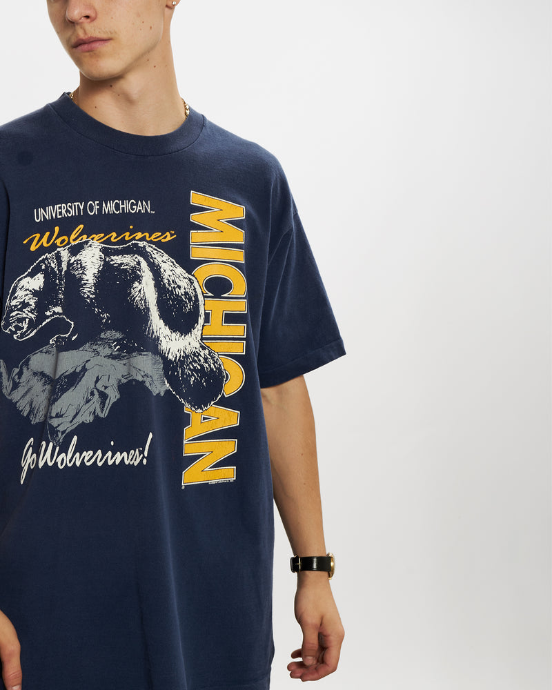 Vintage 90s NCAA University of Michigan Wolverines Tee <br>L