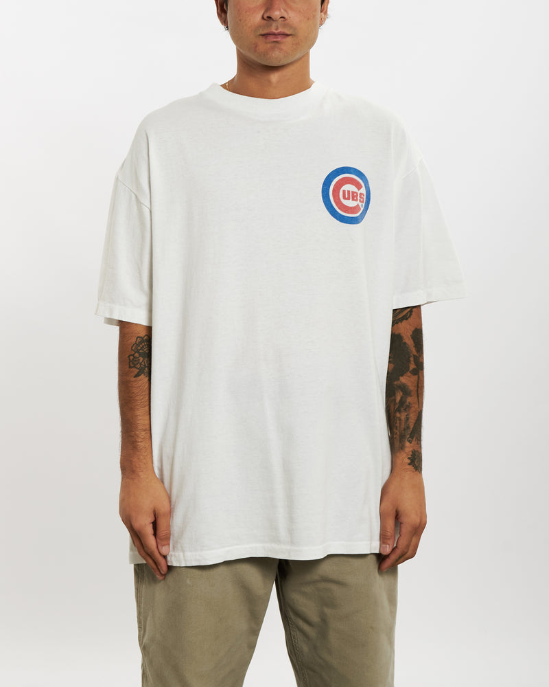 Vintage 90s MLB Chicago Cubs Tee <br>L , The Real Deal , newtown, sydney, australia, thrift store, opshop, preloved, secondhand, sustainable, retro, antique, 70s, 80s, 90s, 2000s, 00s, fashion, clothing, streetwear, trendy, garment, style, boutique, store, shop, archive, sale, cheap, best, top