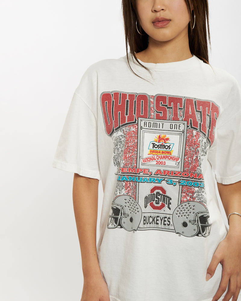 Vintage NCAA Ohio State Buckeyes Tee <br>S , The Real Deal , newtown, sydney, australia, thrift store, opshop, preloved, secondhand, sustainable, retro, antique, 70s, 80s, 90s, 2000s, 00s, fashion, clothing, streetwear, trendy, garment, style, boutique, store, shop, archive, sale, cheap, best, top