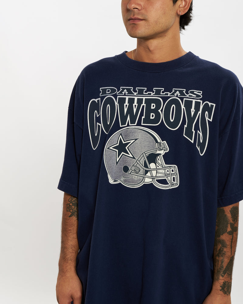 Vintage 90s NFL Dallas Cowboys Tee <br>L , The Real Deal , newtown, sydney, australia, thrift store, opshop, preloved, secondhand, sustainable, retro, antique, 70s, 80s, 90s, 2000s, 00s, fashion, clothing, streetwear, trendy, garment, style, boutique, store, shop, archive, sale, cheap, best, top