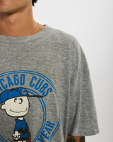 Vintage 1988 MLB Chicago Cubs x Peanuts Tee <br>L