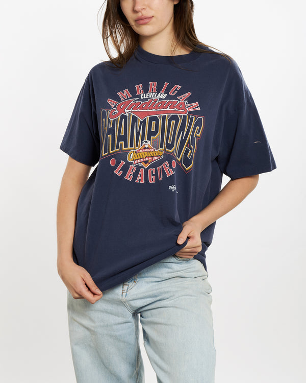 Vintage 1997 MLB Cleveland Indians Champions Tee <br>M