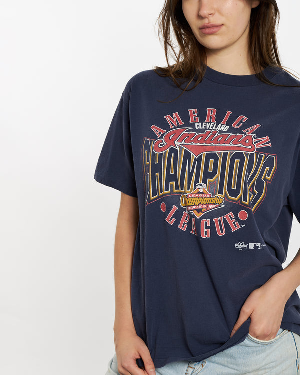 Vintage 1997 MLB Cleveland Indians Champions Tee <br>M