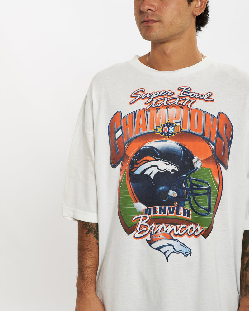 Vintage 90s Starter NFL Denver Broncos Tee <br>L , The Real Deal , newtown, sydney, australia, thrift store, opshop, preloved, secondhand, sustainable, retro, antique, 70s, 80s, 90s, 2000s, 00s, fashion, clothing, streetwear, trendy, garment, style, boutique, store, shop, archive, sale, cheap, best, top