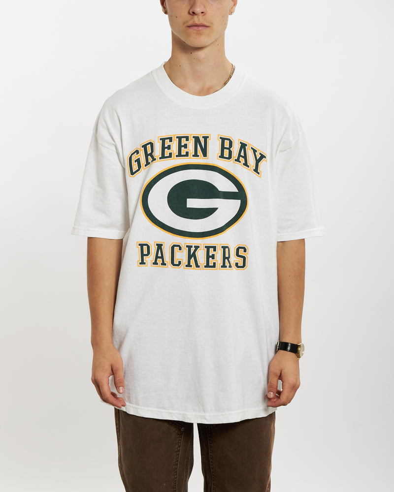 Vintage NFL Green Bay Packers Tee <br>L , The Real Deal , newtown, sydney, australia, thrift store, opshop, preloved, secondhand, sustainable, retro, antique, 70s, 80s, 90s, 2000s, 00s, fashion, clothing, streetwear, trendy, garment, style, boutique, store, shop, archive, sale, cheap, best, top