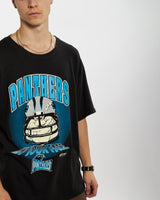 Vintage 1995 NFL Carolina Panthers Tee <br>L , The Real Deal , newtown, sydney, australia, thrift store, opshop, preloved, secondhand, sustainable, retro, antique, 70s, 80s, 90s, 2000s, 00s, fashion, clothing, streetwear, trendy, garment, style, boutique, store, shop, archive, sale, cheap, best, top