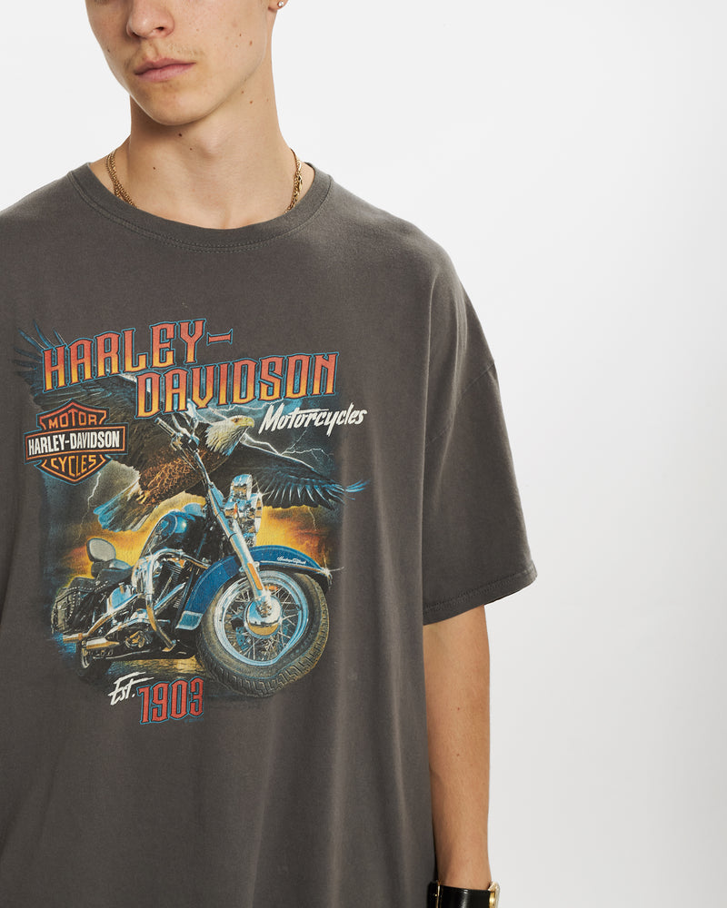 Vintage Harley Davidson Tee <br>L , The Real Deal , newtown, sydney, australia, thrift store, opshop, preloved, secondhand, sustainable, retro, antique, 70s, 80s, 90s, 2000s, 00s, fashion, clothing, streetwear, trendy, garment, style, boutique, store, shop, archive, sale, cheap, best, top