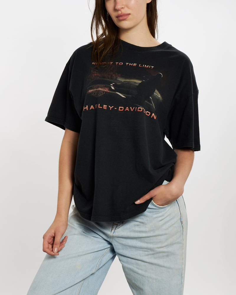 Vintage Harley Davidson Tee <br>M , The Real Deal , newtown, sydney, australia, thrift store, opshop, preloved, secondhand, sustainable, retro, antique, 70s, 80s, 90s, 2000s, 00s, fashion, clothing, streetwear, trendy, garment, style, boutique, store, shop, archive, sale, cheap, best, top