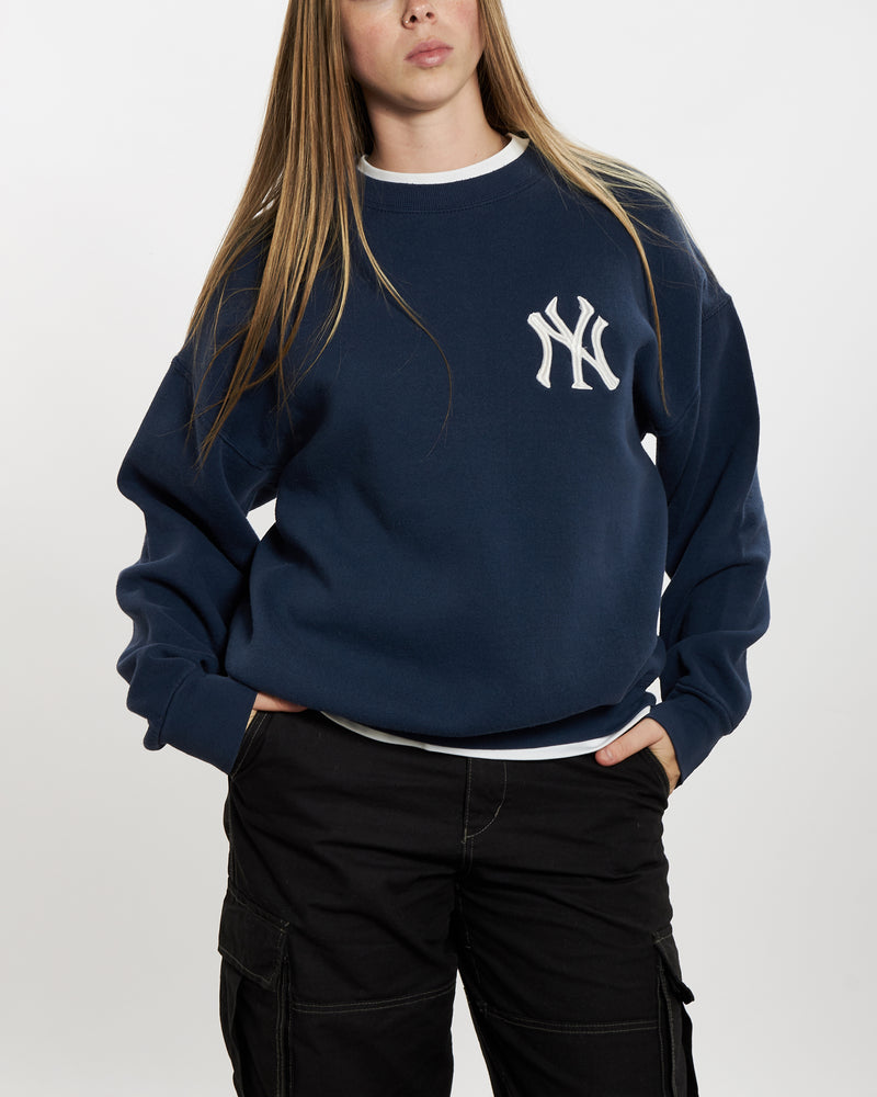 Vintage 90s MLB New York Yankees Sweatshirt <br>M , The Real Deal , newtown, sydney, australia, thrift store, opshop, preloved, secondhand, sustainable, retro, antique, 70s, 80s, 90s, 2000s, 00s, fashion, clothing, streetwear, trendy, garment, style, boutique, store, shop, archive, sale, cheap, best, top