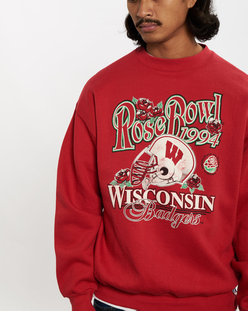 Vintage 1994 Rose Bowl Sweatshirt <br>L , The Real Deal , newtown, sydney, australia, thrift store, opshop, preloved, secondhand, sustainable, retro, antique, 70s, 80s, 90s, 2000s, 00s, fashion, clothing, streetwear, trendy, garment, style, boutique, store, shop, archive, sale, cheap, best, top