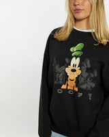 Vintage 90s Disney Mickey Mouse Goofy Sweatshirt <br>M , The Real Deal , newtown, sydney, australia, thrift store, opshop, preloved, secondhand, sustainable, retro, antique, 70s, 80s, 90s, 2000s, 00s, fashion, clothing, streetwear, trendy, garment, style, boutique, store, shop, archive, sale, cheap, best, top