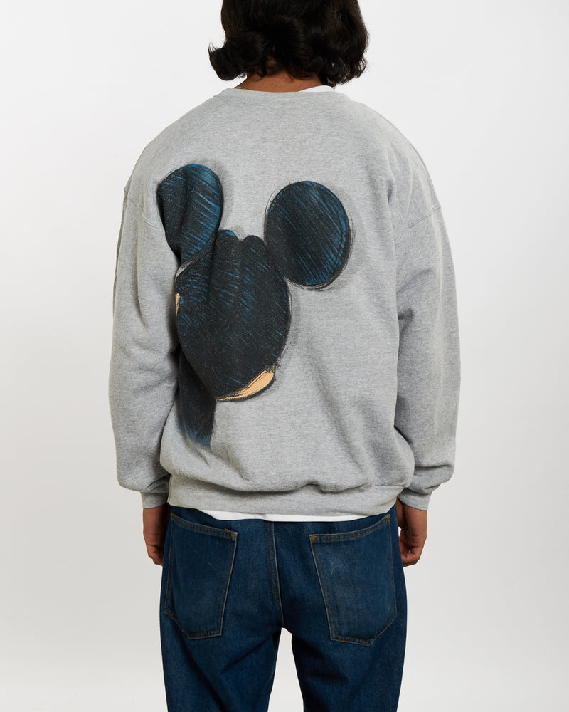 Vintage Disney Mickey Mouse Sweatshirt <br>L , The Real Deal , newtown, sydney, australia, thrift store, opshop, preloved, secondhand, sustainable, retro, antique, 70s, 80s, 90s, 2000s, 00s, fashion, clothing, streetwear, trendy, garment, style, boutique, store, shop, archive, sale, cheap, best, top