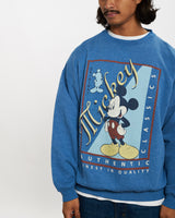 Vintage 90s Disney Mickey Mouse Sweatshirt <br>L , The Real Deal , newtown, sydney, australia, thrift store, opshop, preloved, secondhand, sustainable, retro, antique, 70s, 80s, 90s, 2000s, 00s, fashion, clothing, streetwear, trendy, garment, style, boutique, store, shop, archive, sale, cheap, best, top