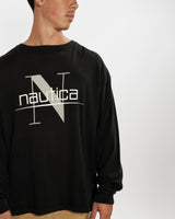 Vintage 90s Nautica Long Sleeve Tee <br>XL , The Real Deal , newtown, sydney, australia, thrift store, opshop, preloved, secondhand, sustainable, retro, antique, 70s, 80s, 90s, 2000s, 00s, fashion, clothing, streetwear, trendy, garment, style, boutique, store, shop, archive, sale, cheap, best, top