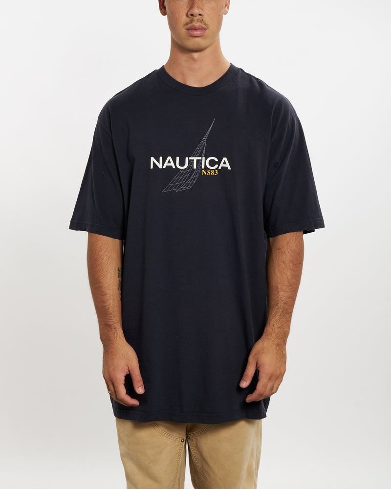 Vintage Nautica Tee <br>XXL , The Real Deal , newtown, sydney, australia, thrift store, opshop, preloved, secondhand, sustainable, retro, antique, 70s, 80s, 90s, 2000s, 00s, fashion, clothing, streetwear, trendy, garment, style, boutique, store, shop, archive, sale, cheap, best, top