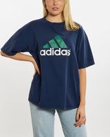 Vintage 90s Adidas Tee <br>M , The Real Deal , newtown, sydney, australia, thrift store, opshop, preloved, secondhand, sustainable, retro, antique, 70s, 80s, 90s, 2000s, 00s, fashion, clothing, streetwear, trendy, garment, style, boutique, store, shop, archive, sale, cheap, best, top